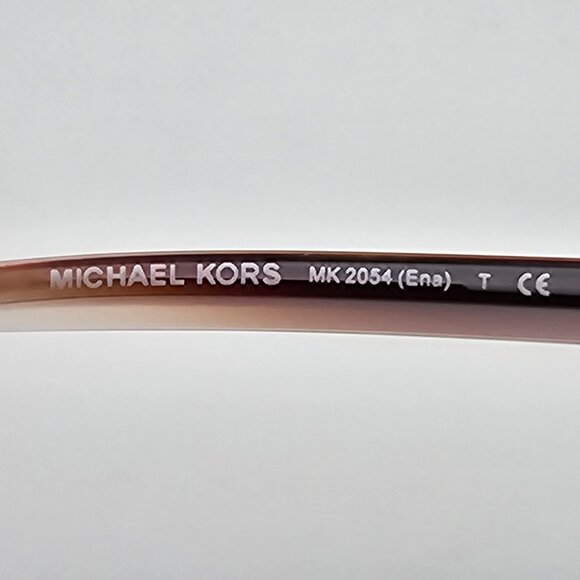 Michael Kors MK2054 Ena 328614 Brown Frame Brown Gradient Lens Sunglasses w Case - Picture 8 of 16